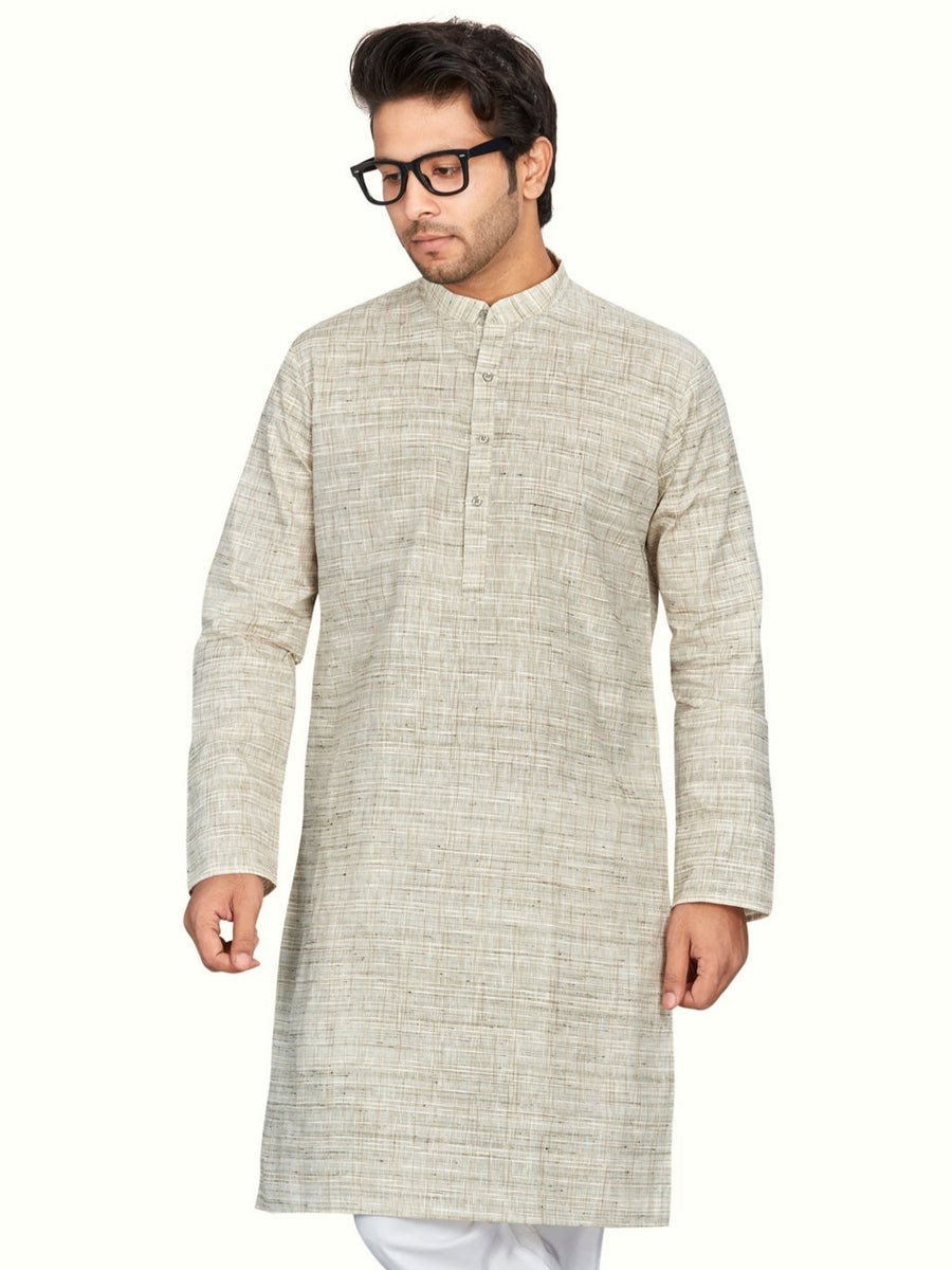 Authentics Kurta Pyjama Set Grey-KPRESLGRE-38 main image 1