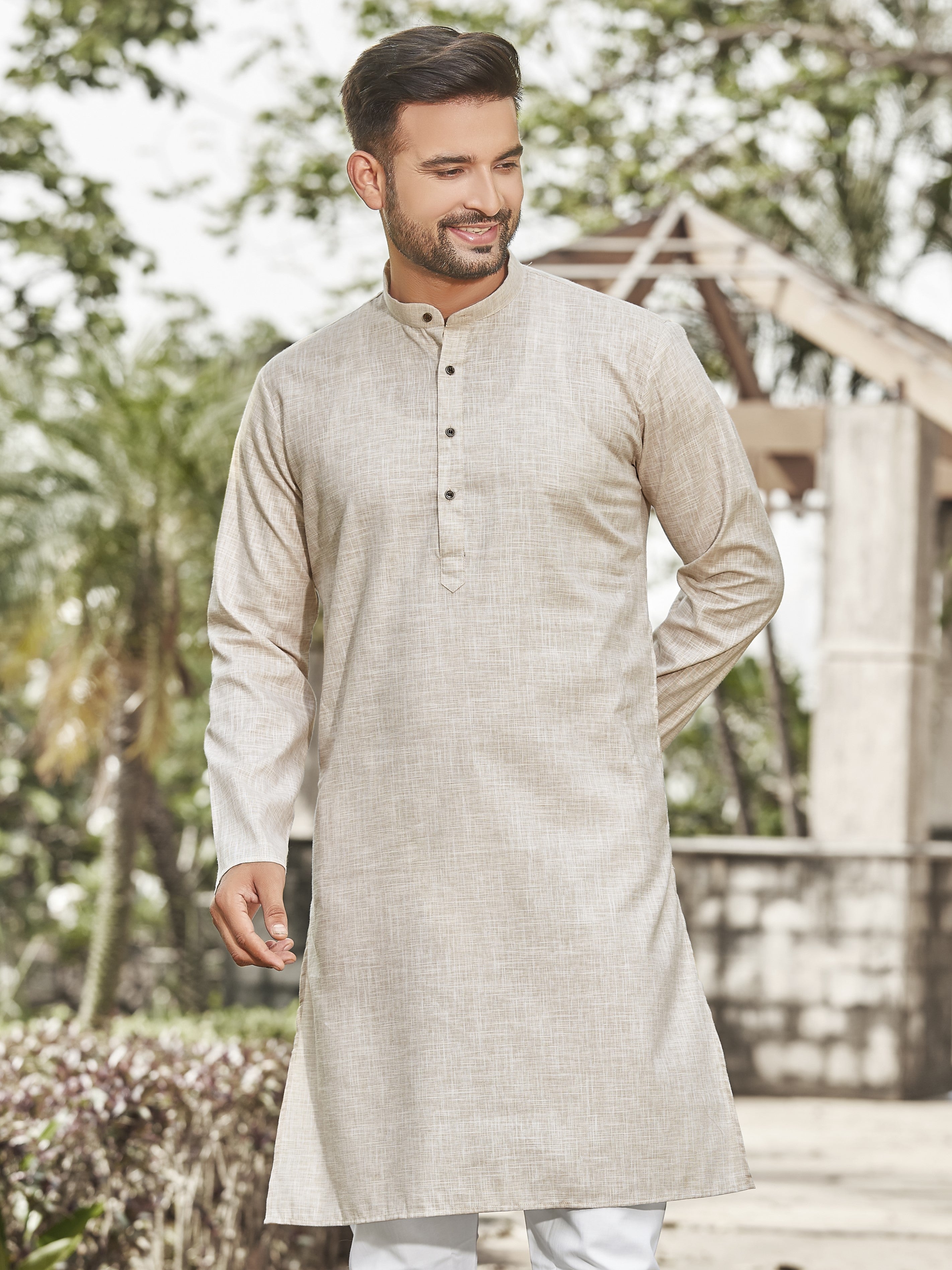 Kurta Khaadi Femme Taille 10 - Bleu, Coton, Manches Longues, Style Basique - Neuf Avec étiquettes